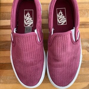 Vans Slip On in Suede Dry Rose 6W/4.5M